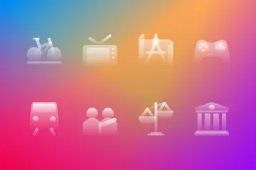 Glassy - Part 2 Icon Pack