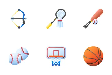 Equipo de deporte Paquete de Iconos